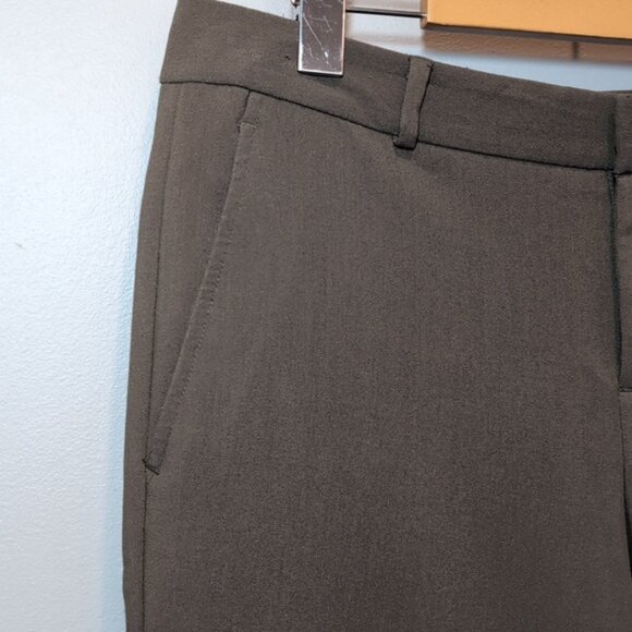 Banana Republic Ryan Pants Slim Straight Leg Trousers Mid Rise Crocodile Trouser - Picture 5 of 14